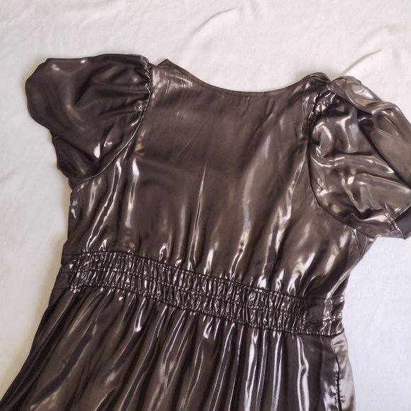 Anthropologie Somerset Maxi Dress Shine Edition 2X NEW Plus Size Metallic Maxi - Picture 9 of 11